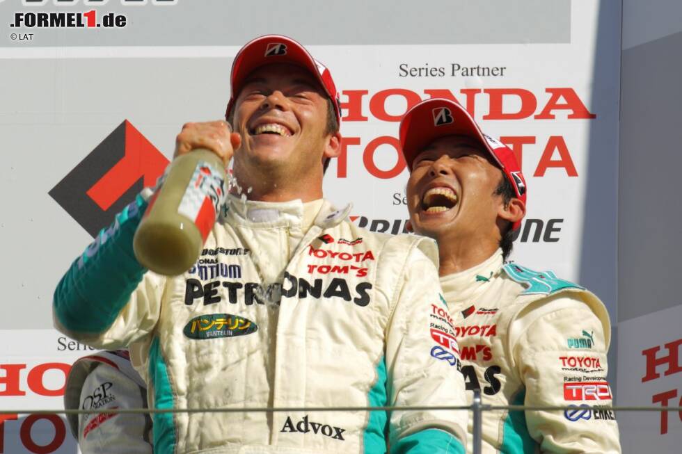 Foto zur News: Mit Ausnahme von 2008 (vier Podestplätze) holt Lotterer jedes Jahr mindestens einen Sieg in der Formel Nippon. Der Höhepunkt ist zweifellos die Saison 2011, als dem Deutschen endlich der ersehnte Titelgewinn mit dem Toyota-Werksteam Tom&#039;s gelingt.