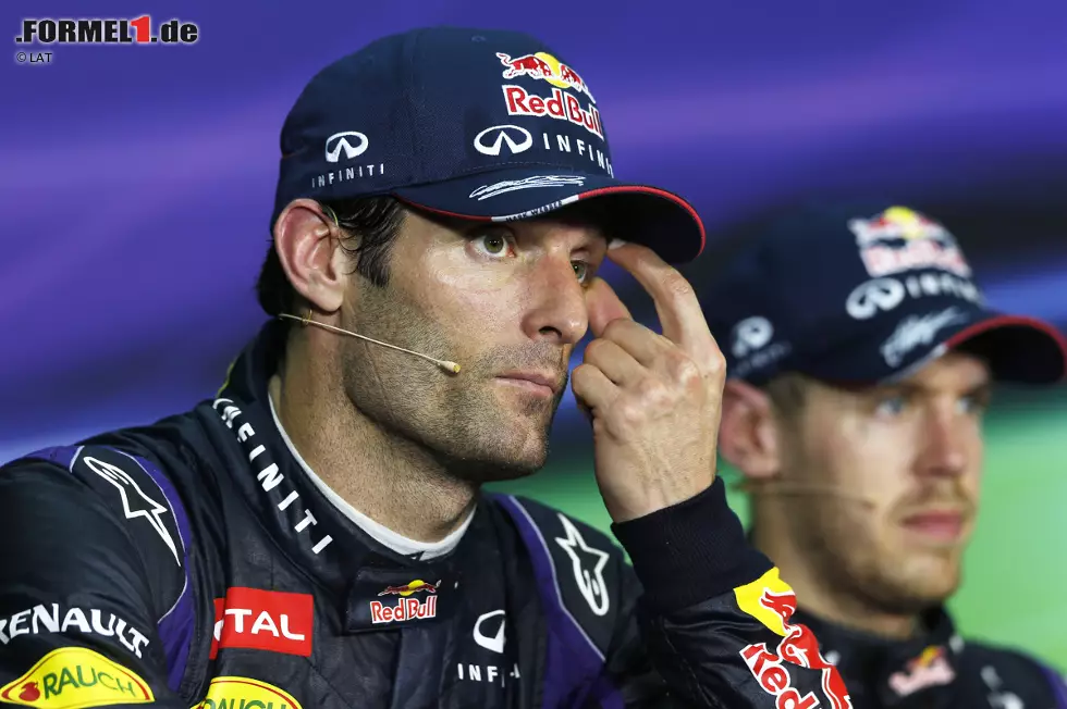 Foto zur News: Nach dem Rennen herrscht zwischen den beiden Red-Bull-Fahrern Eiszeit. Webber sagt: &quot;Es hat jeder gesehen, was da draußen passiert ist.&quot; Vettel entschuldigt sich zuerst, rudert aber ein paar Tage später zurück: &quot;Ich würde es wieder genauso machen.&quot; Viele Beobachter finden: Zum ersten Mal hat der sonst sympathische Deutsche sein zweites Gesicht gezeigt.