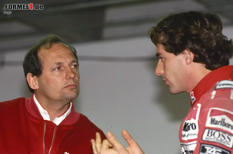 Foto zur News: Ron Dennis: &quot;Er war einfach großartig - jeden Tag, an dem er auf diesem Planeten verweilte. Ich habe mich nie gefragt: &#039;Wie würde Ayrton wohl heute aussehen?&#039; Naja, auf jeden Fall würde er ein ganzes Stück älter aussehen. Vielleicht hätte er auch andere Dinge getan, die seinen Ruf geschmälert hätten. Durch den abrupten Tod erinnerst du dich allein an seine Größe. Er hatte menschliche Werte und war sehr prinzipientreu.&quot;