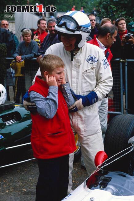 Foto zur News: Später förderte Surtees die Karriere seines 1991 geborenen Sohnes Henry.