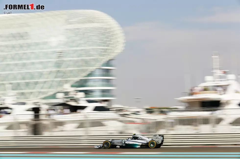 Foto zur News: Y wie Yas Marina Circuit: Rosbergs Schicksalsstrecke. 5,554 km durch das &quot;Disney World&quot; der Formel 1.