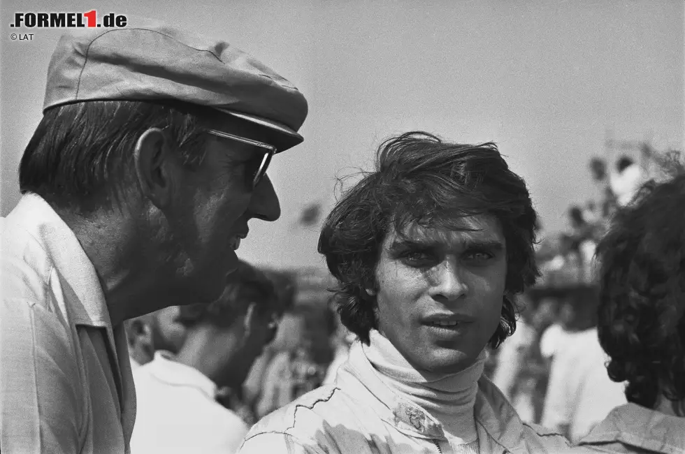 Foto zur News: Francois Cevert: Der gutaussehende Franzose umgab sich Anfang der 1970er-Jahre mit Schönheiten wie Brigitte Bardot, wodurch er schon vor seiner Zeit in der Formel 1 zum bevorzugten Objekt der Boulevardpresse wurde. War ein enger Freund des dreimaligen Weltmeisters Jackie Stewart und sollte bei Tyrell dessen Nachfolger werden. Starb 1973 im Alter von 29 Jahren bei einem Unfall in Watkins Glen.