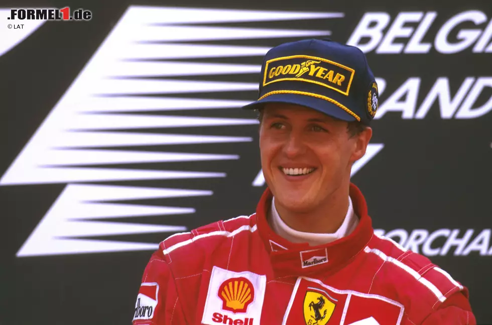 Foto zur News: Die Ferrari-Bilanz des Michael Schumacher: 181 Grand-Prix-Teilnahmen, 72 Siege, 58 Pole-Positions und fünf Weltmeistertitel zwischen 2000 und 2004.