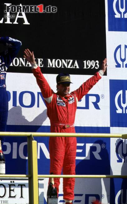 Foto zur News: Der bisher letzte US-Amerikaner, der es überhaupt bei einem Formel-1-Rennen auf das Podest geschafft hat, ist Michael Andretti. Beim Grand Prix von Italien 1993 wurde Andretti Dritter. Es war das letzte Rennen seiner Formel-1-Karriere.