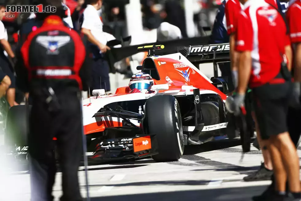 Foto zur News: Marussia hat beim Heimspiel auch sportlich kein Glück. Max Chilton muss das einzige ins Rennen geschickte Auto in der zwölften Runde mit einem technischen Defekt abstellen. Doch das ist in diesen Tagen sowieso nur Marussia-Randnotiz.