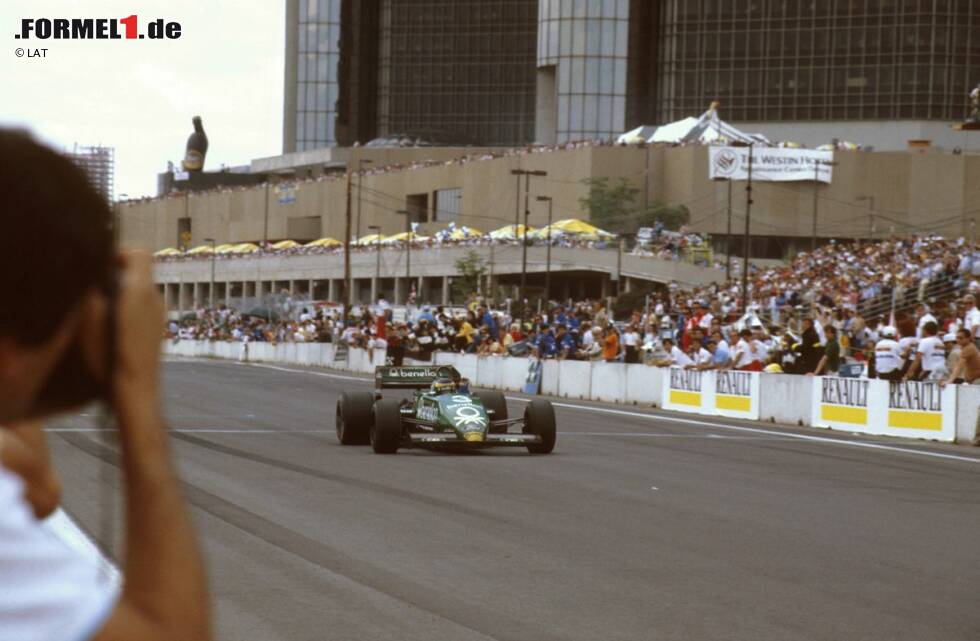 Foto zur News: Die Formel 1 betritt derweil einmal mehr neuen US-Boden. Ab 1982 wird auf dem Stadtkurs in Detroit gefahren.