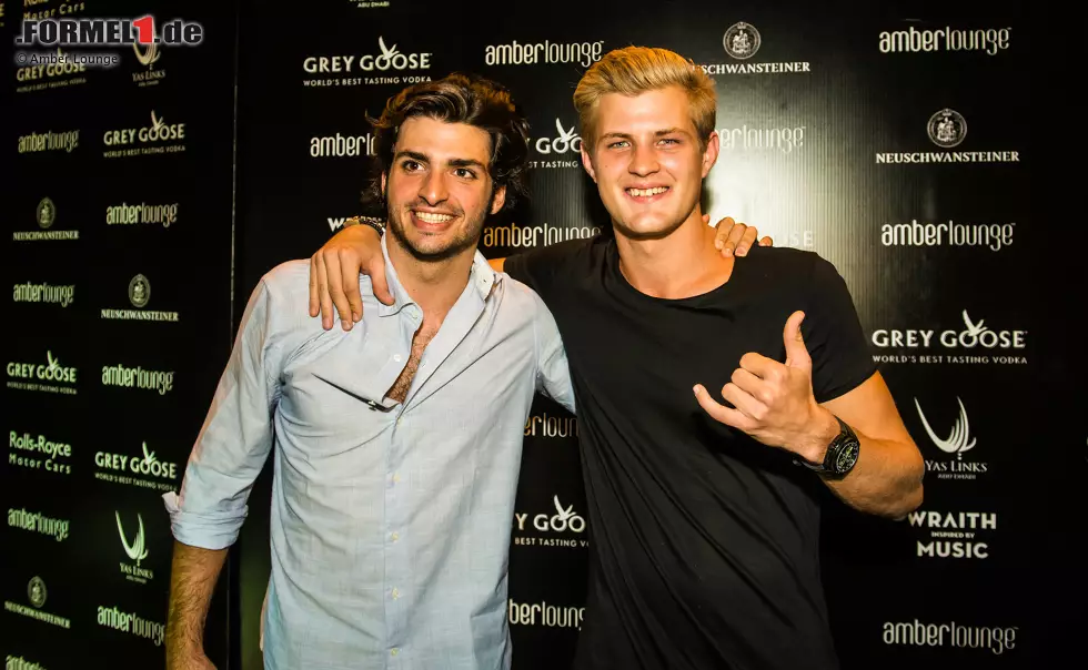 Foto zur News: mit Amber-Lounge-&quot;Veteran&quot; Marcus Ericsson gut verstand.