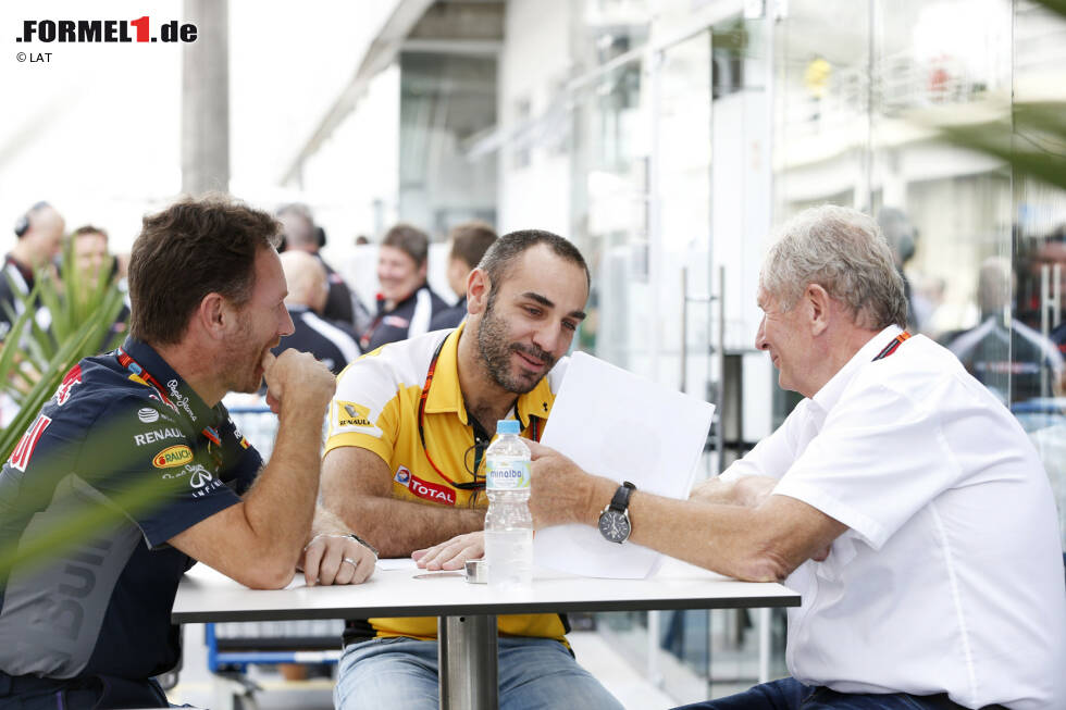 Foto zur News: Singapur 2017 ist das Ende einer Ära: Renault trennt sich von Toro Rosso und wechselt zu McLaren; auch der Red-Bull-Vertrag steht vor der Kündigung. Bei Red Bull war man mit Renault nie happy. Eine Zweckgemeinschaft geht zu Ende.