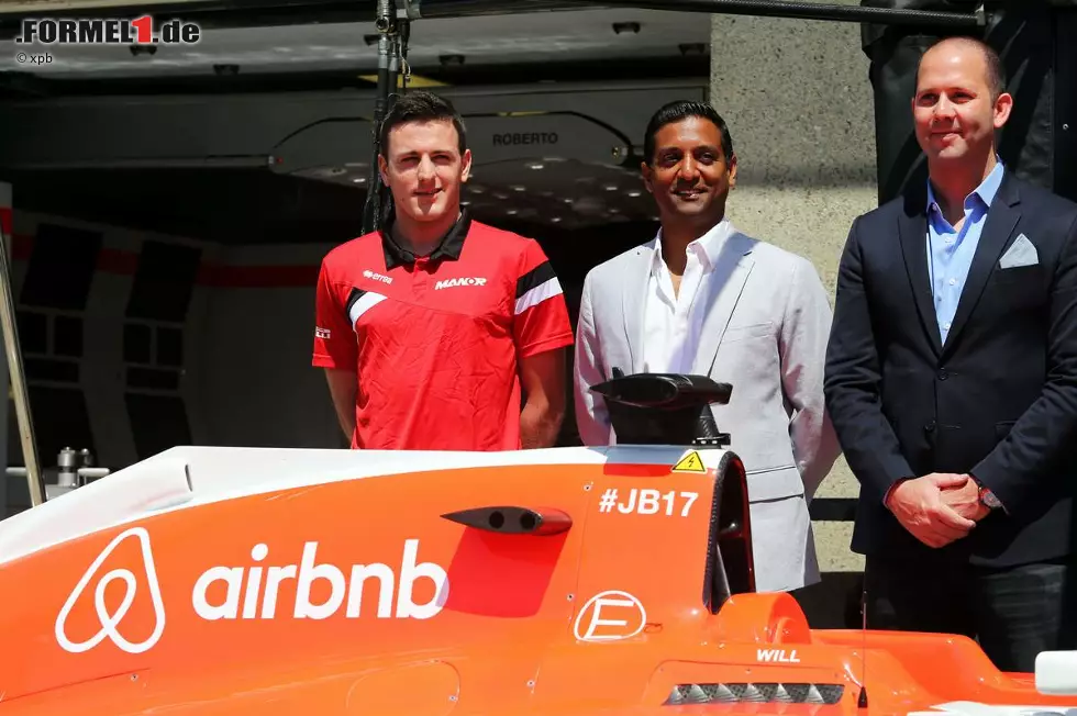 Foto zur News: Gute Nachrichten gibt es vom anderen Ende des Feldes: Manor-Marussia kann plötzlich mit großen Sponsorenschriftzügen auf dem Auto glänzen und hat zugleich einen neuen Fahrer ins Boot geholt. GP2-Meister Fabio Leimer ist seit Montreal beim Team und darf sogar bald auf Renneinsätze hoffen.