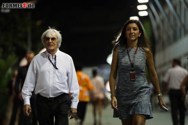 Foto zur News: 2012 wird bekannt, dass Ecclestone mit Fabiana Flosi liiert ist. Die damals 35-Jährige ist Marketing-Chefin des Brasilien-Grand-Prix, Model und 46 Jahre jünger als ihr neuer Freund. Im gleichen Jahr läuten die Hochzeitsglocken. Mit ihr kann sich Ecclestone weitere Kinder vorstellen: "Ich würde mir wünschen, dass es möglich wäre", sagt er der 'Bild'-Zeitung. "Ich habe früher sogar Windeln gewechselt."