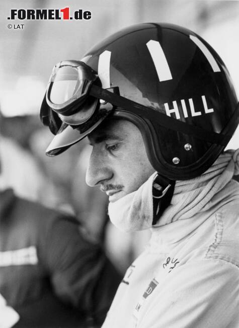 Foto zur News: Platz 6 - Graham Hill: Der charismatische Brite mit dem charakteristischen Ruderblatt-Helm ist der Inbegriff eines Gentleman, auf der Rennstrecke aber ein zäher Gegner und einer der schnellsten Piloten seiner Zeit - was nicht nur die Formel-1-Titel 1962 und 1968 beweisen.