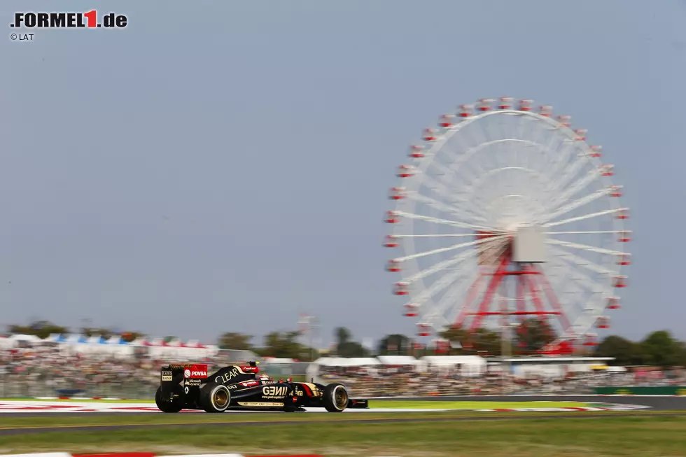 Foto zur News: Pastor Maldonado (Lotus): &quot;Es gibt so viele Highlights. Als ich 2011 zum ersten Mal in Suzuka gefahren bin, war das eine große Sache für mich. Ich wusste, dass sich noch so viel Zeit finden könnte. Das lag an den Kurven, die man beim ersten Mal nie zu 100 Prozent erwischt. So sollten Strecken sein! Die 130R ist noch immer eine Herausforderung, auch wenn sie mittlerweile mit Vollgas geht.&quot;