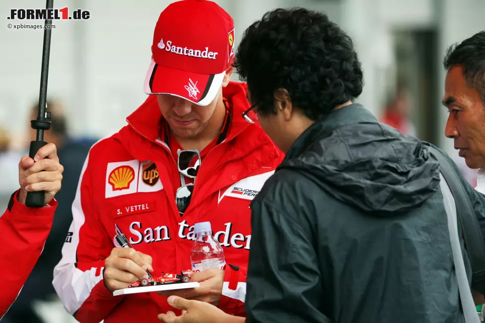 Foto zur News: Sebastian Vettel (Ferrari): &quot;Ich liebe die Strecke - aber eigentlich lieben wir sie alle. Es ist noch eine der alten Schule und macht richtig viel Spaß. Wenn man wissen will, was ein Formel-1-Auto kann, dann ist der erste Sektor die Nagelprobe dafür. Für mich ist es die beste Strecke der Welt.&quot;