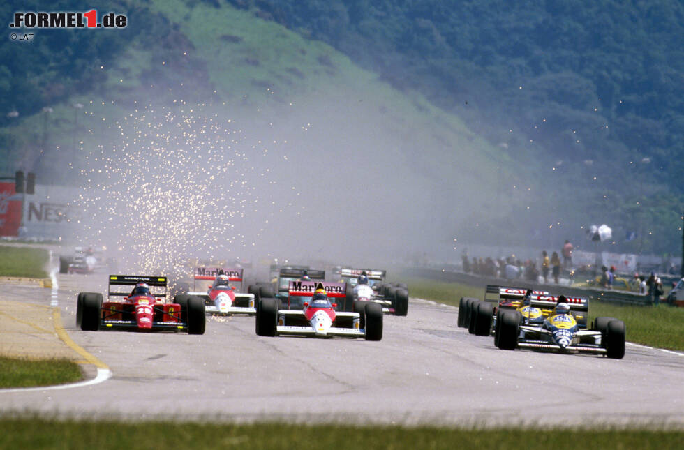 Foto zur News: Abgesehen von Interlagos richtete nur ein weiterer Ort den Brasilien-Grand-Prix aus. Rios Jacarepagua Circuit hielt das Rennen 1978 ab und war zudem von 1981 bis 1989 Heimat des Events, bevor Interlagos 1990 wieder übernahm.