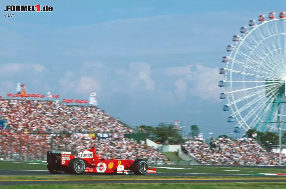 Foto zur News: Der erfolgreichste Fahrer in der Geschichte des Grand Prix von Japan ist Michael Schumacher mit sechs Siegen. Der Deutsche triumphierte in Suzuka 1995 mit Benetton und anschließend fünfmal mit Ferrari: 1997, 2000, 2001, 2002 und 2004 (Foto).