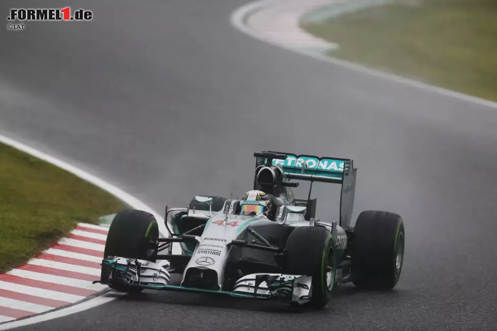 Foto zur News: Zwölf der 26 in Suzuka ausgetragenen Rennen wurden von der Pole-Position gewonnen. Bei den zehn zurückliegenden Rennen gelang dies fünfmal. Aus der ersten Reihe startete der Suzuka-Sieger gar 22 Mal, zuletzt Lewis Hamilton 2014 von Startplatz zwei.