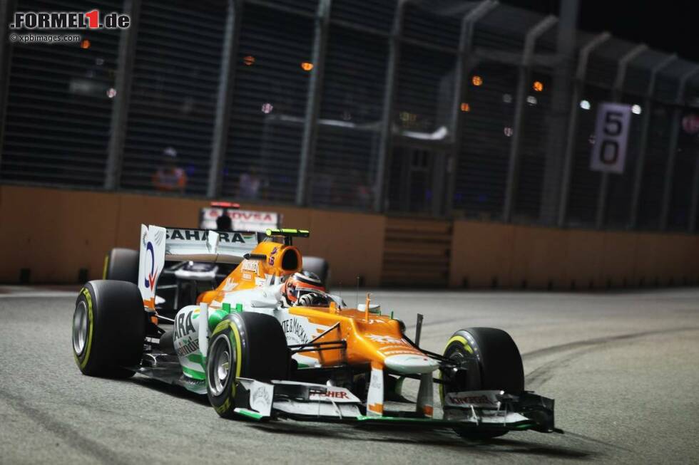 Foto zur News: Nico Hülkenberg holte seine bislang einzige schnellste Rennrunde für Force India hier 2012. Der Deutsche fuhr 1:51.033 Minuten und hatte eine Durchschnittsgeschwindigkeit von 164,480 km/h.