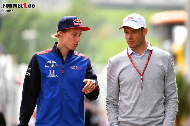 The current TV experts are very well known in German-speaking countries.  Alex Wurz (69 GPs) analyzes the events for the 'ORF' in Austria.  Here the two-time Le Mans winner, who is no longer active in motorsport, chats with Toro Rosso driver Brendon Hartley.