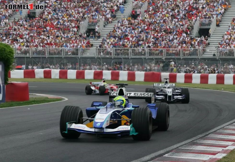 Foto zur News: Felipe Massa (53 Grands Prix und 27 WM-Punkte im Zeitraum 2002 und 2004 bis 2005): &quot;Meine Zeit beim Sauber-Team war etwas ganz Besonderes, weil ich dort meine Formel-1-Karriere starten konnte. Ich verbrachte insgesamt drei Jahre dort, lebte in der Schweiz und lernte als Fahrer sehr viel dazu. Wir schafften mehrere gute Resultate. Schon in meiner ersten Saison konnte ich im zweiten Rennen punkten. Meinen herausragenden Sauber-Moment erlebte ich beim Kanada-Rennen 2005, als Vierter. Doch es war nicht nur dieses Rennen, das es mir angetan hat. Ich erinnere mich auch gerne an viele andere gute Leistungen in meinen Jahren bei Sauber.&quot;