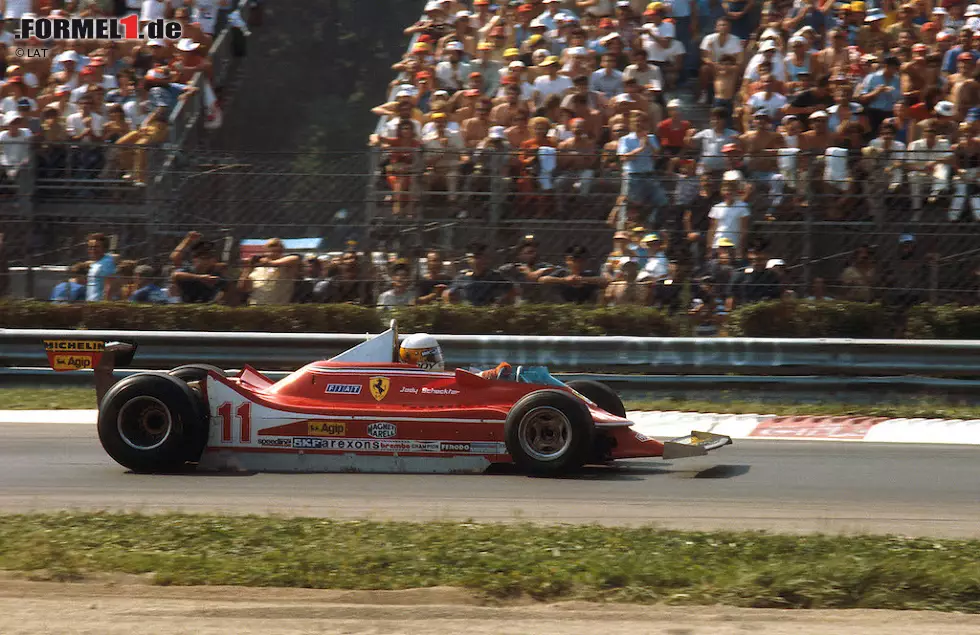 Foto zur News: 1979: Der Ferrari 312T4 von Jody Scheckter, das dritte Weltmeisterauto mit zwölf Zylindern.