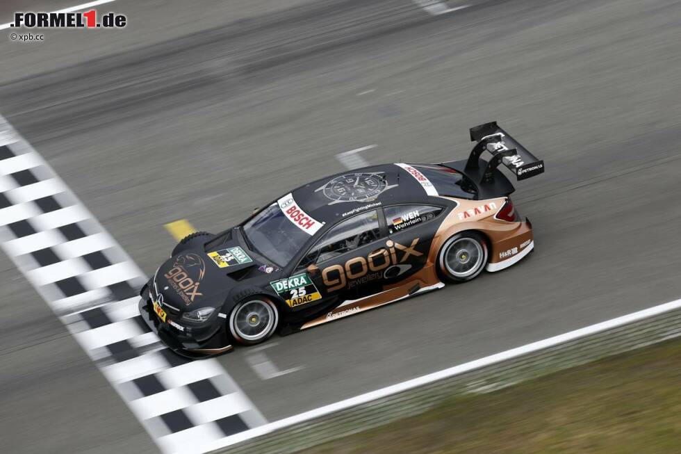 Foto zur News: Im September 2014 auf dem Lausitzring war es soweit: Wehrlein fuhr mit einem überlegenen Auftritt auf dem Eurospeedway zu Platz eins und wurde in der Gesamtwertung Achter - als zweitbester von sieben Mercedes-Piloten.