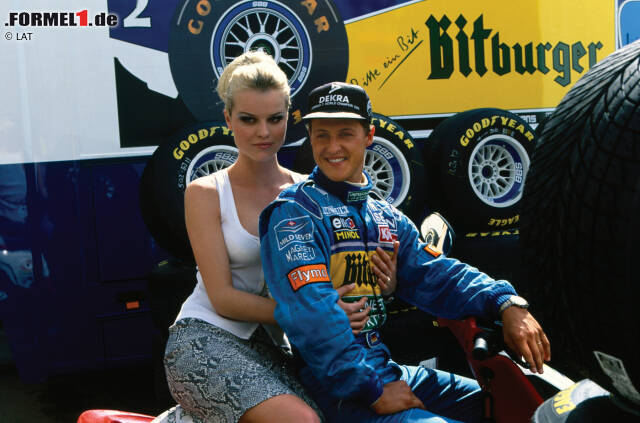 Foto zur News: ...auch Herzigova war einst mit Briatore liiert. Sie schaute gern an der Rennstrecke vorbei und machte dort Bekanntschaft mit Briatores damaligem Zögling Michael Schumacher. Doch es half nichts: Auch diese Liebe zerbrach. Bei der nächsten Dame ließ sich Briatore daher etwas ganz Besonderes einfallen.