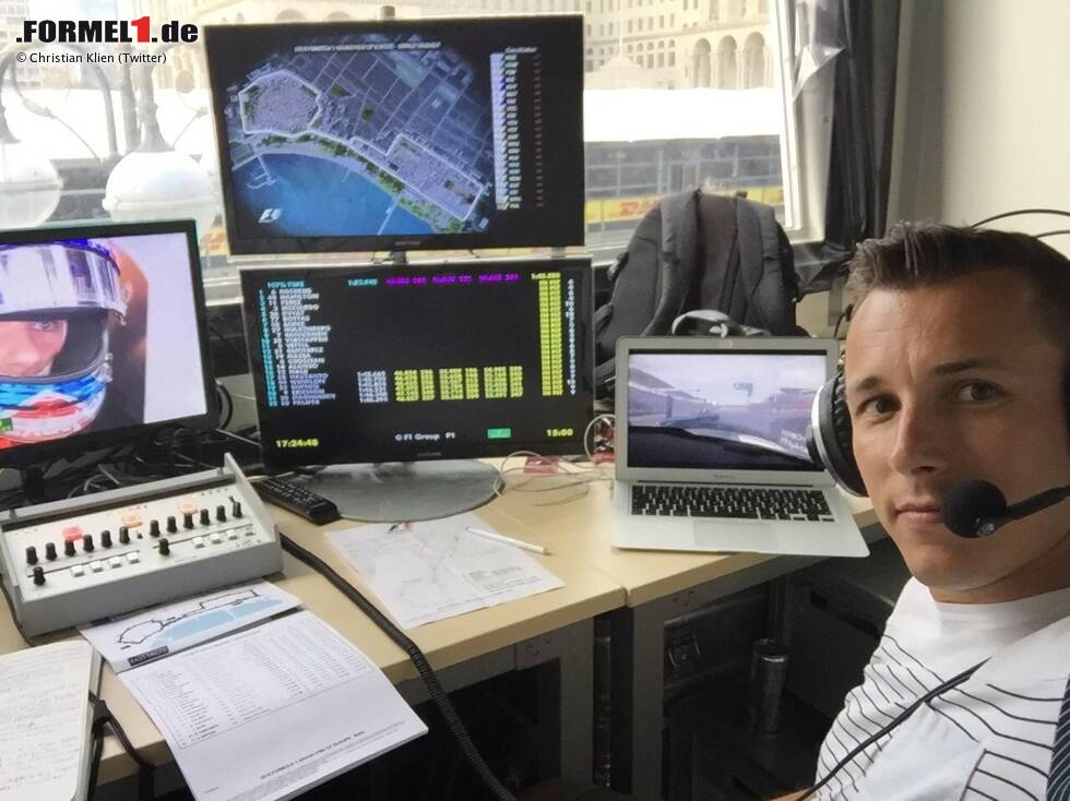 Foto zur News: Ein bekanntes Gesicht: Christian Klien hat das Cockpit schon längst gegen das ORF-Mikrofon eingetauscht und fungiert an der Seite von Ernst Hausleitner als Experte. Alex Wurz hatte an diesem Wochenende eine gute Ausrede parat, er war in Le Mans vor Ort.