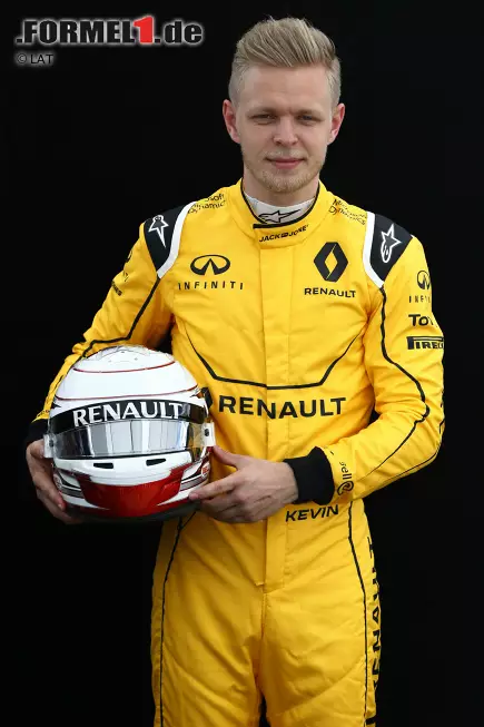 Foto zur News: Auch sein Vater war Formel-1-Pilot, wurde als McLaren-Rookie aber nie den hohen Erwartungen nach Seriensiegern in der Formel 3 gerecht: Kevin Magnussen (Renault, #20), Sohn von Jan Magnussen.