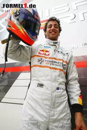 Foto zur News: Daniel Ricciardo bestreitet in Hockenheim 2016 seinen 100. Grand Prix. Lewis Hamilton hat den gleichen Meilenstein auf der gleichen Strecke im Jahr 2012 erreicht.