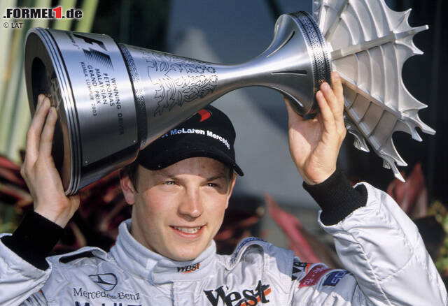 Foto zur News: Räikkönens Sieg im Jahr 2003 war sein erster in der Formel 1. Seither hat er 19 weitere Male gewonnen, zuletzt beim Grand Prix von Australien 2013 auf Lotus.