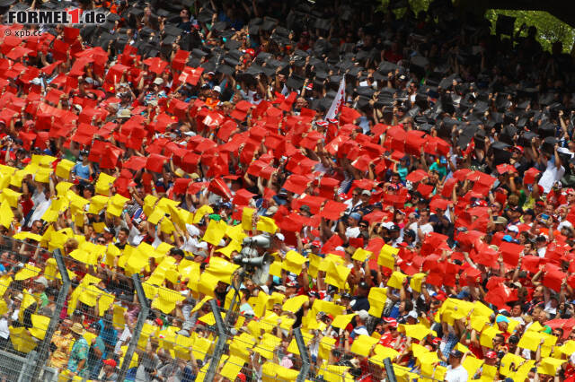 Foto zur News: #F1istZurueck: 57.000 Fans kamen am Rennsonntag nach Hockenheim, um Hamilton siegen zu sehen. Das sind mehr als 2014 (52.000), aber weniger als die angestrebten 60.000. Und viel weniger als die 120.000+ Zuschauer aus den legendären Schumacher-Jahren.