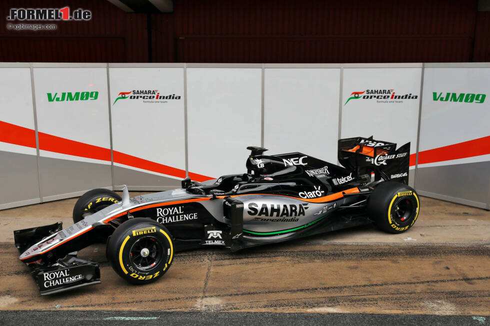 Foto zur News: Der Force India-Mercedes VJM09 von Nico Hülkenberg und Sergio Perez