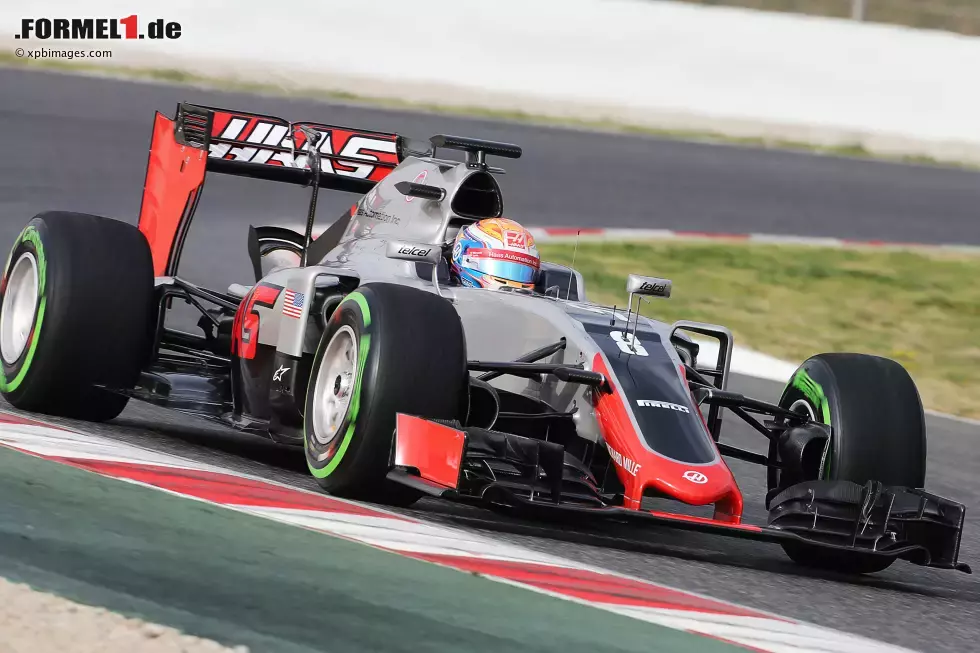 Foto zur News: Der Haas-Ferrari VF-16 von Romain Grosjean und Esteban Gutierrez