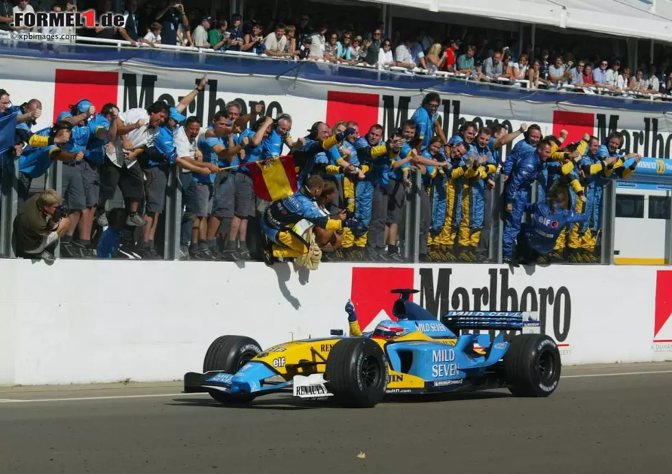 Foto zur News: Budapest ist ein guter Ort für Premierensiege: Die späteren Weltmeister Damon Hill (1993), Fernando Alonso (2003) und Jenson Button (2006) jubelten alle zum ersten Mal in Ungarn.