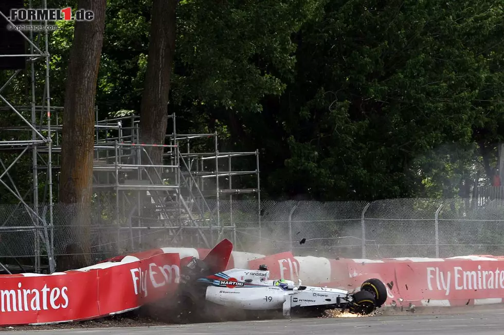 Foto zur News: Mit einem Spritverbrauch von rund 1,8 Kilo pro Runde wird in Montreal so viel Benzin verbraucht wie auf keiner anderen Bahn. Viermal wird bei einem Umlauf die 300-km/h-Marke geknackt. Pro Runde werden 56 Mal die Gänge gewechselt, pro Rennen zeichnet die Telemetrie 3920 Schaltvorgänge auf.