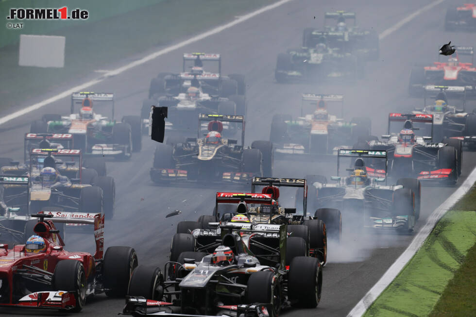 Foto zur News: Die besten Überholmöglichkeiten präsentieren sich Ende der Start- und Zielgeraden sowie vor der Variante della Roggia, obwohl das DRS erst vor der Ascari-Schikane zum zweiten Mal aktiviert werden darf.