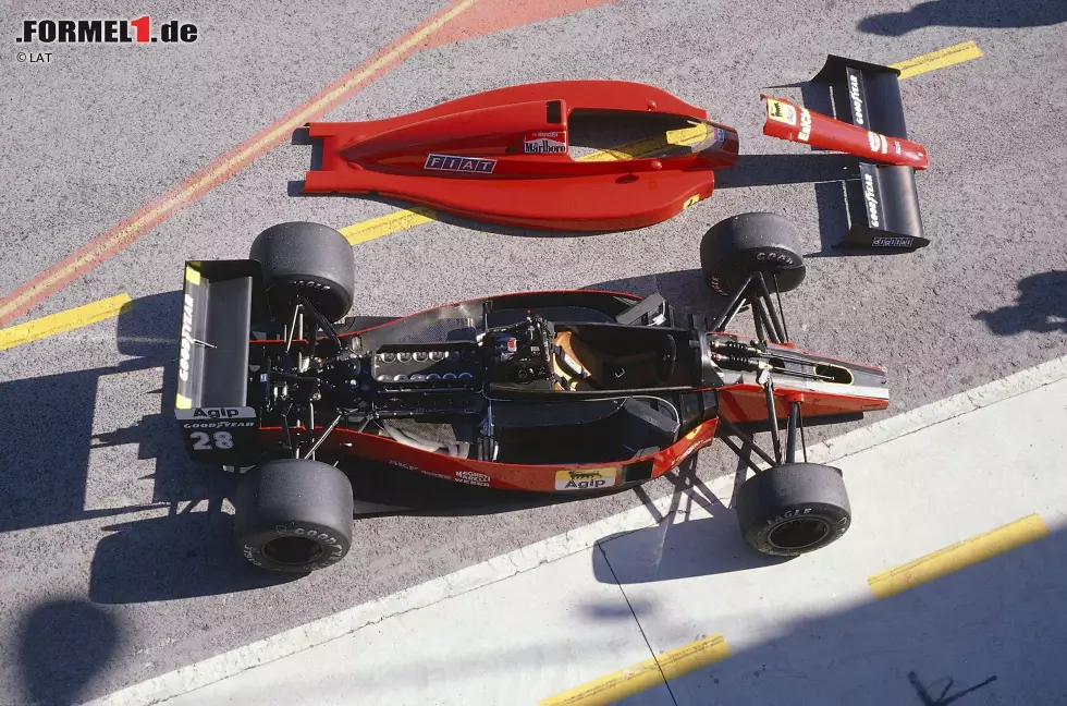 Foto zur News: Rio de Janeiro (Brasilien) 1989: Mit dem semiautomatischen Getriebe debütieren die Schaltwippen am Lenkrad. Nigel Mansell gewinnt mit dem neuen Ferrari völlig überraschend gleich das erste Rennen.