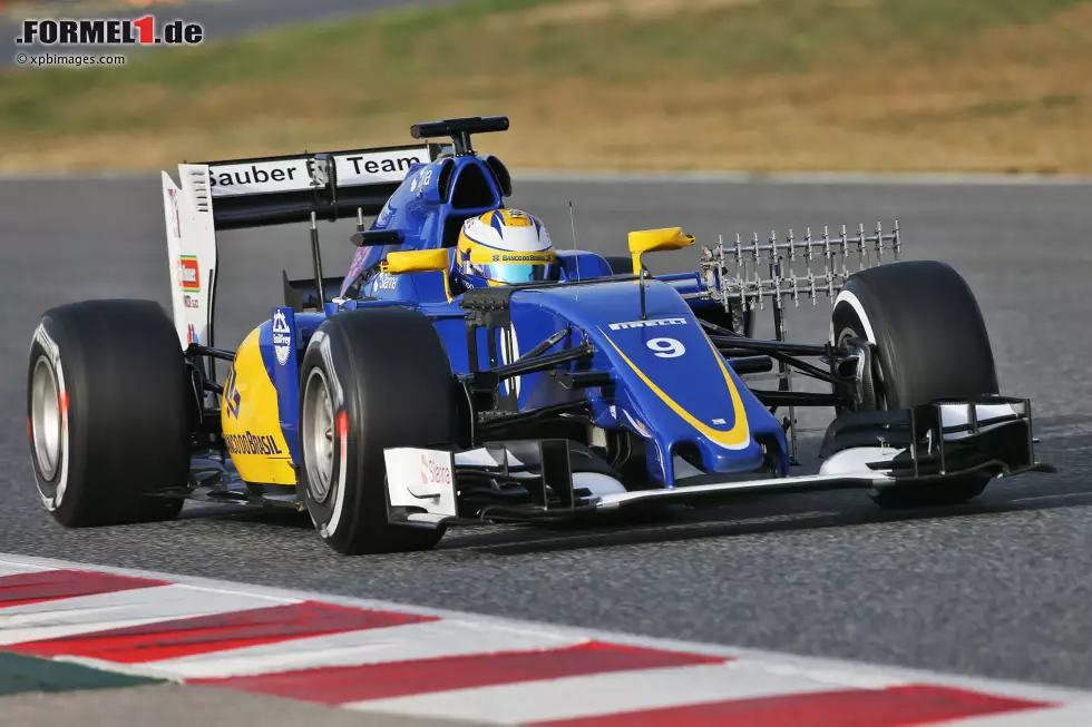 Foto zur News: Sauber C34 (2015): Auf den neuen Sauber für die Formel-1-Saison 2016 warten wir noch. Sicher ist: Er wird C35 heißen - Tradition im Hause Sauber. Das &quot;C&quot; steht für den Vornamen von Peter Saubers Ehefrau: Christiane.