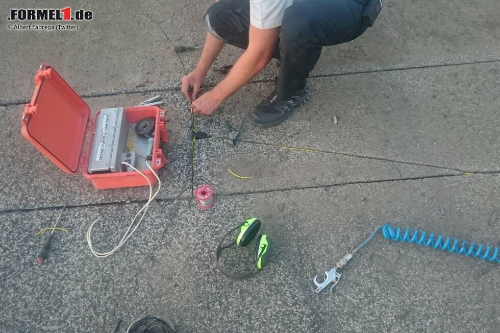 Foto zur News: Für Gesprächsstoff sorgen wieder einmal die Track-Limits. Am Hungaroring wird deren Überfahren erstmals elektronisch überwacht. Welches System technisch hinter diesem Monitoring steckt, zeigt der spanische Journalist Albert Fabrega auf seinem Twitter-Account. Followen (@AlbertFabrega) lohnt sich!