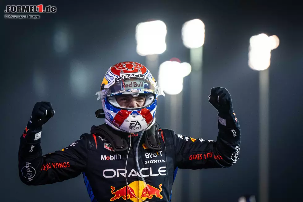 Foto zur News: Und es läuft auch 2024 hervorragend für Verstappen - zunächst: Er gewinnt zehn der ersten 13 Rennen (darunter drei Sprints) und führt seit dem Auftakt in Bahrain souverän in der WM, aber dann ...