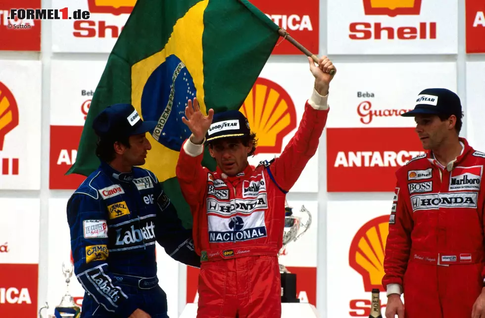 Foto zur News: Eine Heimbilanz, die sich sehen lassen kann: Bei bisherigen Ausgaben des Brasilien-Grand-Prix landeten Lokalmatadoren neun Siege. Vier Piloten waren zweimal erfolgreich, ein weiterer holte einen großen Pokal. Wir blicken zurück und beleuchten auch Dramen, die es in Sao Paulo und Jacarepagua rund um die Nationalhelden gab.