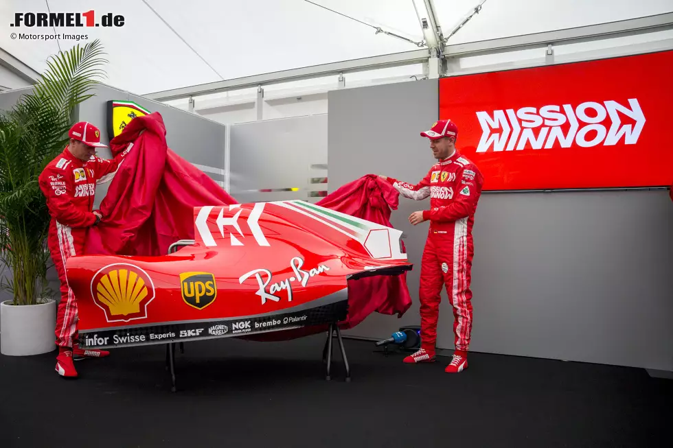 Foto zur News: ... beim Japan-Grand-Prix präsentiert Ferrari etwas Neues: das Mission-Winnow-Design. Dabei handelt es sich um eine Initiative von Philip Morris, die fortan auf dem Formel-1-Ferrari beworben wird.