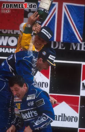 Foto zur News: Ayrton Senna startete in Mexiko 1990 zum 100. Mal in einem Grand Prix. Fernando Alonso feierte 2015 gar sein 250er-Jubiläum. 1992 stand ein gewisser Michael Schumacher zum ersten Mal auf dem Podium. Als Dritter auf Benetton.