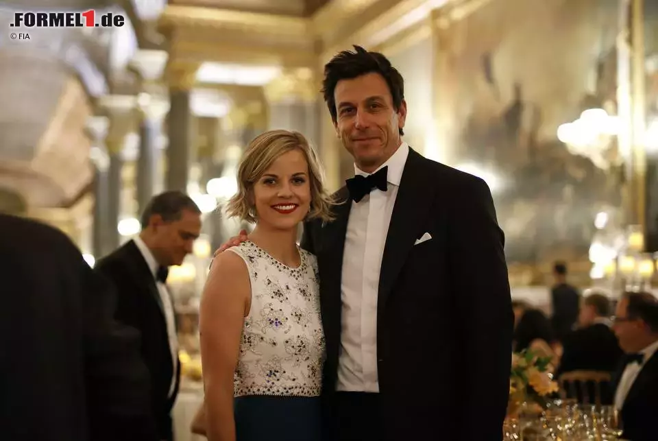 Foto zur News: Susie und Toto Wolff genossen den Abend. Wer auf Söhnchen Jack aufgepasst hat, wurde nicht bekannt.