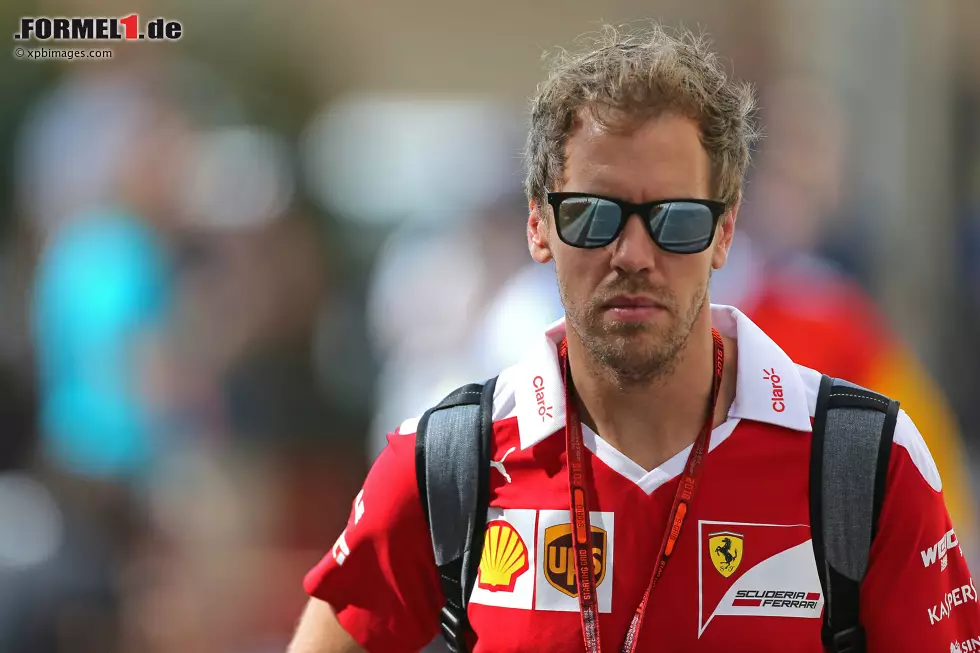 Foto zur News: Sebastian Vettel (Ferrari): Jahresgehalt 14,1 Millionen Euro, Vertrag läuft Ende 2017 aus.