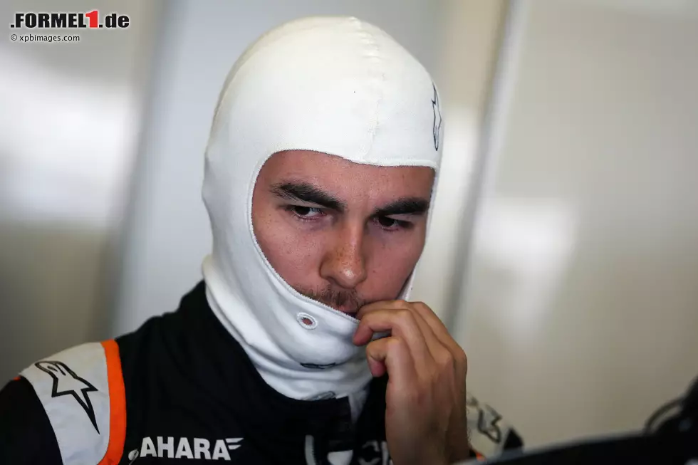 Foto zur News: Sergio Perez (Force India): Jahresgehalt 4,7 Millionen Euro, Vertrag läuft Ende 2017 aus.