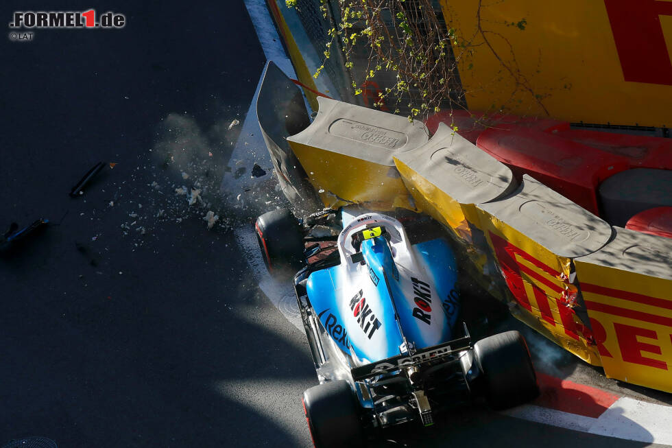 Foto zur News: Der Pole sitzt im langsamsten Auto 2019 und fährt dem Feld hoffnungslos hinterher. Die ersten fünf Saisonrennen beendet er allesamt als Letzter. In Baku verunfallt er im Qualifying - ein Sinnbild für die gesamte Saison. Beim chaotischen Rennen in Hockenheim gelingt ihm jedoch die Sensation: Platz zehn und damit ein WM-Punkt.