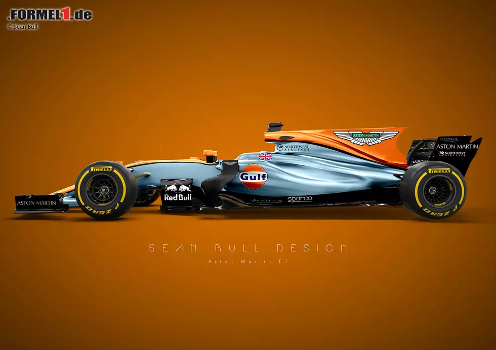 Foto zur News: Und auch die aus Le Mans bekannte Gulf-Lackierung vermochte sich nicht durchzusetzen. Allerdings nahm Sean Bull dieses Design als Inspiration.