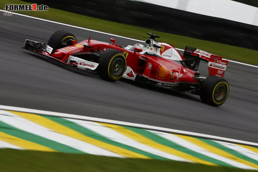 Foto zur News: Interlagos (Brasilien): In Sao Paulo dürften die Stärken des SF70H am besten zum Tragen kommen. Im langsamen Infield sollte Ferrari einen klaren Vorteil haben. Auch Hamilton selbst erklärte bereits, dass Interlagos die Strecke ist, vor der er sich im restlichen Saisonverlauf am meisten fürchtet. Prognose: Vorteil Vettel.