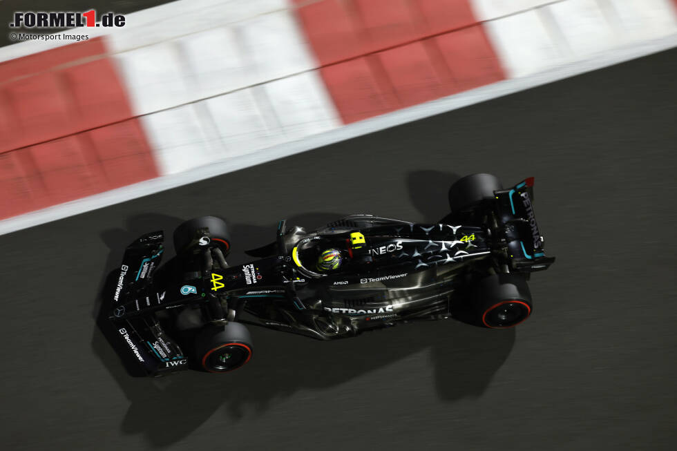 Foto zur News: 2023: Mercedes W14 / Fahrer: Lewis Hamilton, George Russell